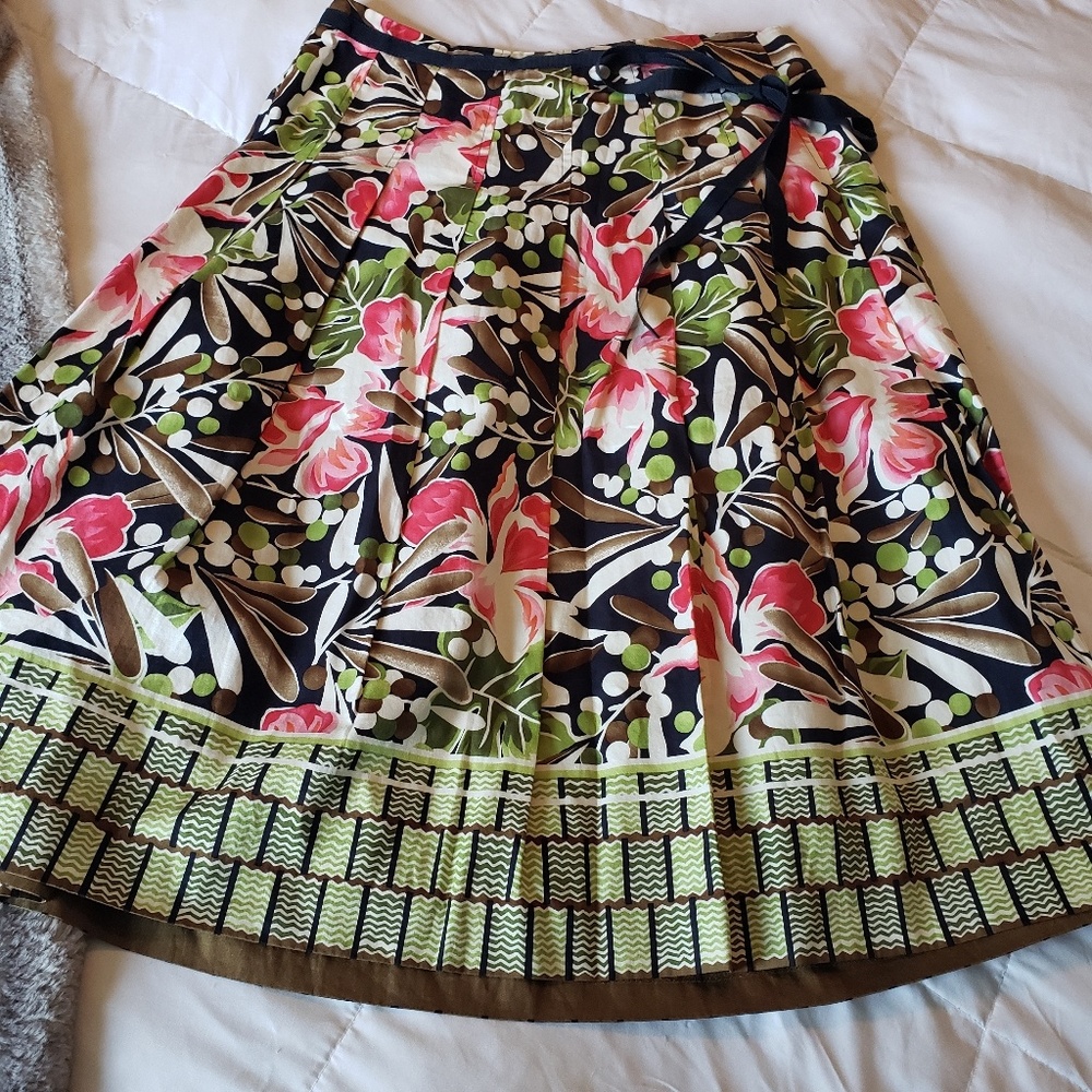 Talbots tropical skirt